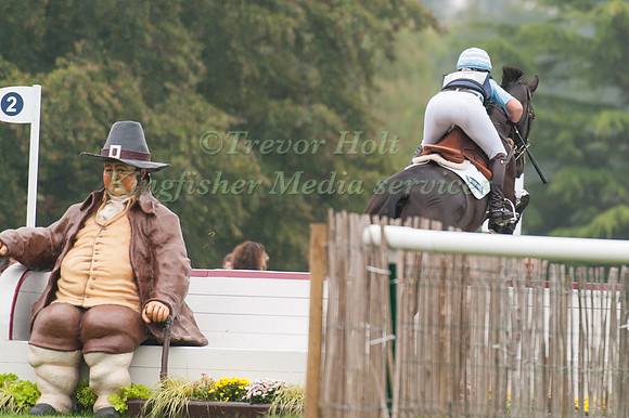 Jonelle Price (NZL) riding The Deputy competing in the Cross Country Phase