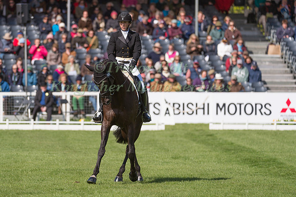 Elisa Wallace (USA) riding Simply Priceless in the Dressage phase  of  the 2017 Mitsubishi Motors  Badminton Horse Trials