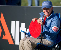 A Fence Judge a t the World Equestrian Games in Kentucky