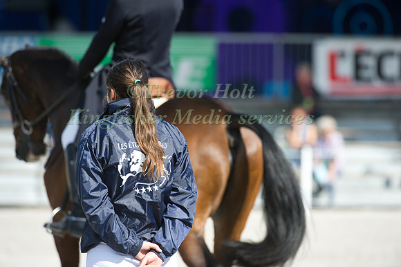 Entering the Dressage Areana