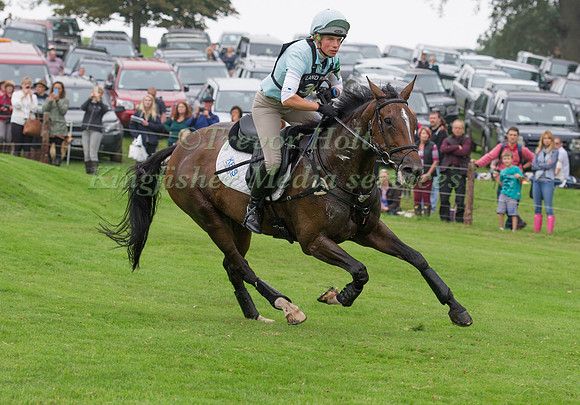 Izzy Taylor (GBR) riding KBIS Briarlands Matilda competing in the Cross Country Phase