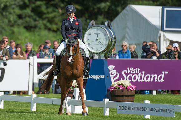 Holly Woodhead of Great Britain riding DHI Lupison