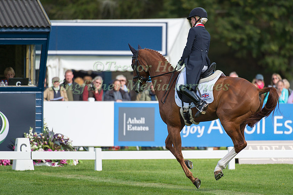 Holly Woodhead of Great Britain riding DHI Lupison