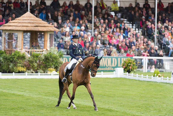 Michael Jung (GER) riding La Biosthetique Sam FBW in the Dressage phase  of  the 2017 Mitsubishi Motors  Badminton Horse Trials