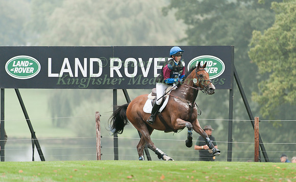 Hannah Bate (GBR) riding Finbury Hill competing in the Cross Country Phase