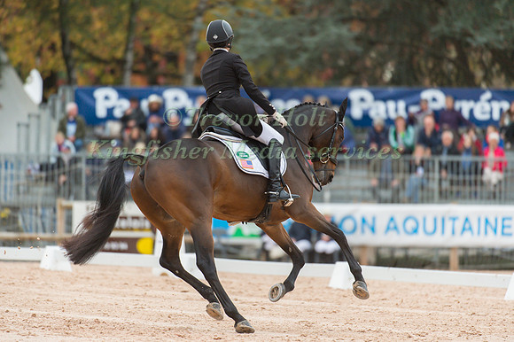 Jennie Brannigan of the United States of America riding Cambalda