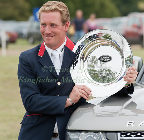 Oliver Townend with the Trophy