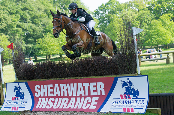 Georgina  Kidner (GBR) riding  Thornfield Jones