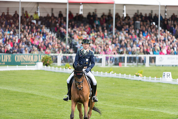 Michael Jung (GER) riding La Biosthetique Sam FBW in the Dressage phase  of  the 2017 Mitsubishi Motors  Badminton Horse Trials