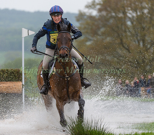 ZARA TINDALL  RIDING  RUM EXPECTATIONS COMPETING IN THE CROSS COUNTRY PHASE OF THE  CIC ONE STAR COMPETITION AT THE  2017 DODSON AND HORRELL CHATSWORTH INTERNATIONAL HORSE TRIAL.