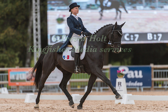 Charlotte Racois of France riding Quoariss De Petra