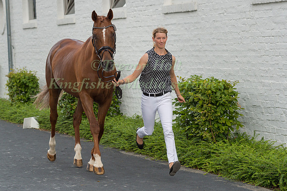 SANDRA AUFFARTH (GER) AND OPGUN LOUVO