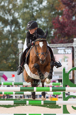 Anna-Maria Rieke of Germany riding Petite Dame
