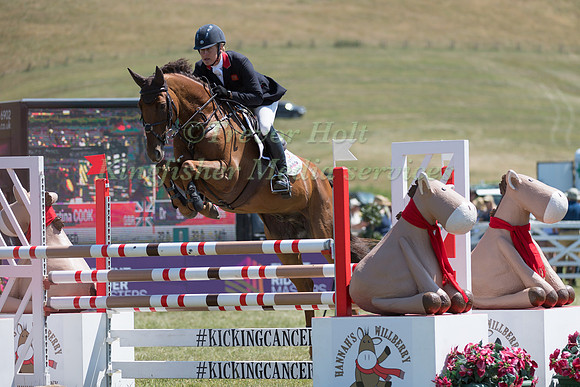 KRISTINA COOK (GBR) AND BILLY THE RED