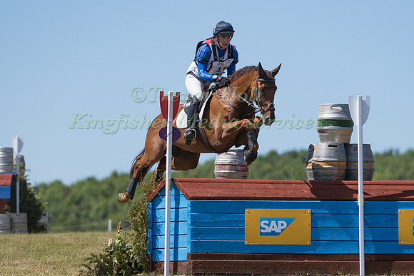 KRISTINA COOK (GBR) AND BILLY THE RED