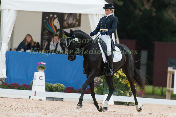 Barbara Sayous of France riding Opposition Filmstar