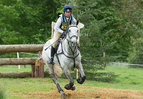 Kitty King (GBR) riding Vendredi Biats