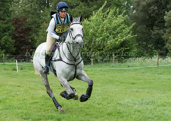 Kitty King (GBR) riding Vendredi Biats