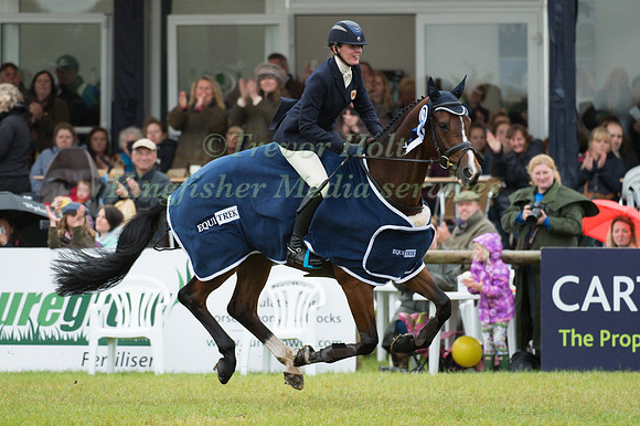 Flora Harris (GBR) riding Bayano