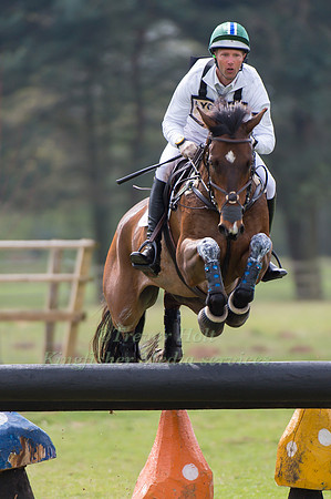 Clark Montgomery riding Loughan Glen