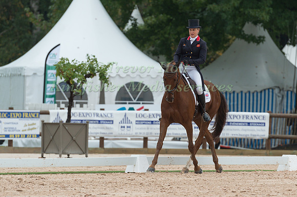 Kristina Cook (GBR) riding Billy The Red