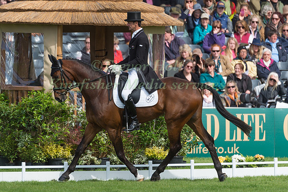 Mark Todd (NZL) riding NZB Campino in the Dressage phase  of  the 2017 Mitsubishi Motors  Badminton Horse Trials