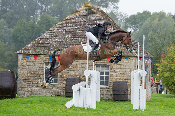 Gordon Murphy (GBR) riding Imperial competing in the Cross Country Phase