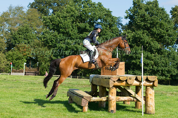 Jasmin Gambirasio (SUI) riding Thats It II