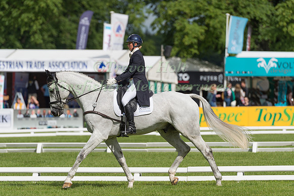 EMMA FORSYTH (GBR) AND SOLTAIR JUSTICE TAKING PART IN THE DRESSAGE PHASE OF THE  CCI THREE STAR COMPETITION AT THE 2017 EQUI-TREK BRAMHAM INTERNATIONAL HORSE TRIALS