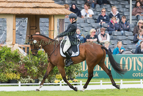 Imogen Murray (GBR) riding Ivar Gooden in the Dressage phase  of  the 2017 Mitsubishi Motors  Badminton Horse Trials