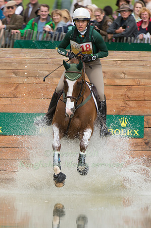 Aoife Clark (IRL) and Wasting Light taking part in the Cross Country phase of the  2016 Aachen CICO Competition