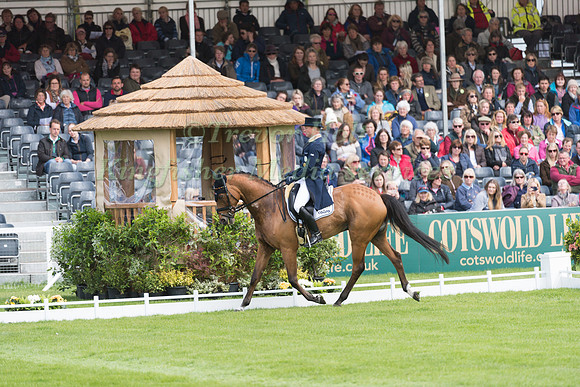 Michael Jung (GER) riding La Biosthetique Sam FBW in the Dressage phase  of  the 2017 Mitsubishi Motors  Badminton Horse Trials