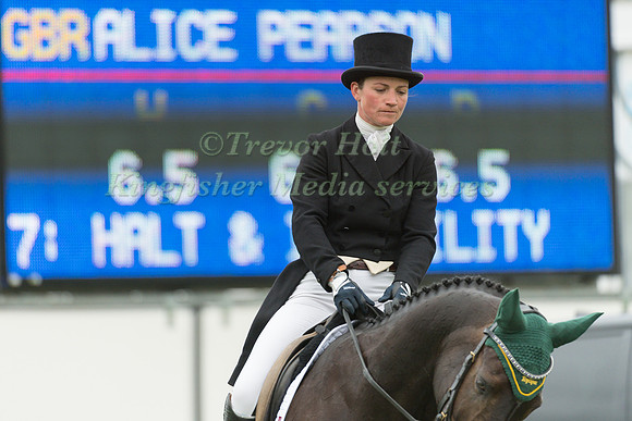 ALICE PEARSON (GBR) AND SAMBA