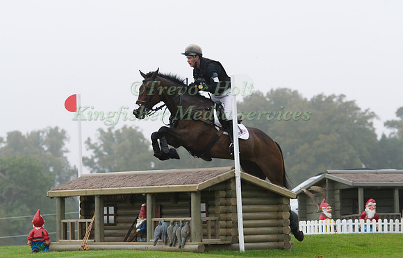 Angus Smales (GBR) riding Ballyvooney competing in the Cross Country Phase
