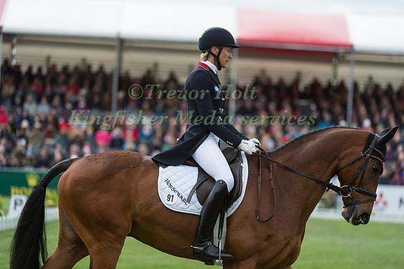 Ingrid Klimke (GER) riding Horseware Hale Bob OLD in the Dressage phase  of  the 2017 Mitsubishi Motors  Badminton Horse Trials
