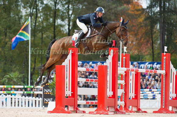 Helene Vattier of France riding Quito De Baliere