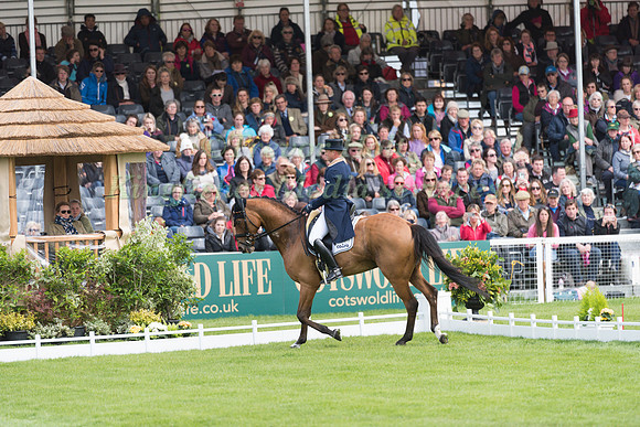 Michael Jung (GER) riding La Biosthetique Sam FBW in the Dressage phase  of  the 2017 Mitsubishi Motors  Badminton Horse Trials