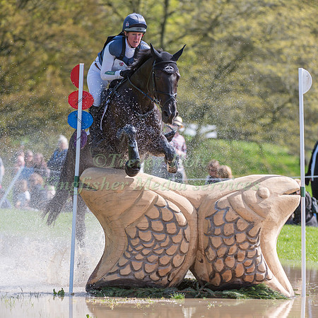 NICOLA WILSON (GBR) RIDING  BULANA COMPETING IN THE CROSS COUNTRY PHASE OF THE  EVENT RIDERS MASTERS COMPETITION AT THE  2017 DODSON AND HORRELL CHATSWORTH INTERNATIONAL HORSE TRIAL.