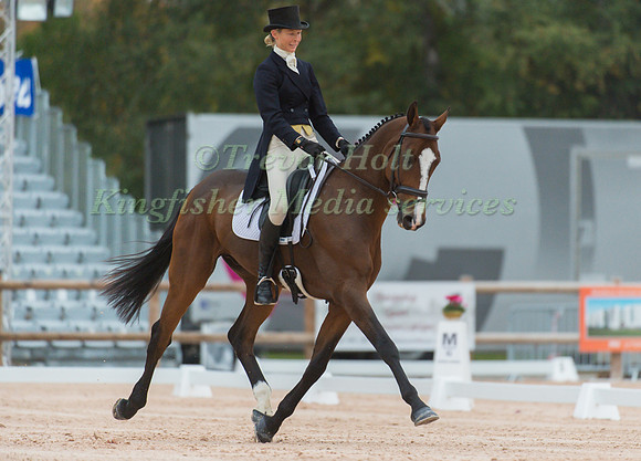 Panda Christie of Great Britain riding Little Leo
