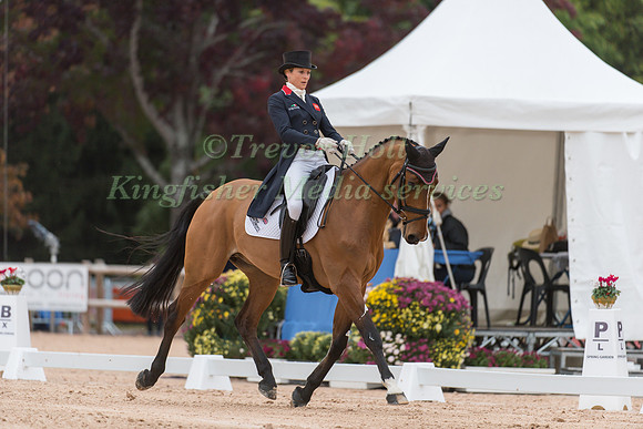 Sara Bullimore of Great Britain riding Valentino V