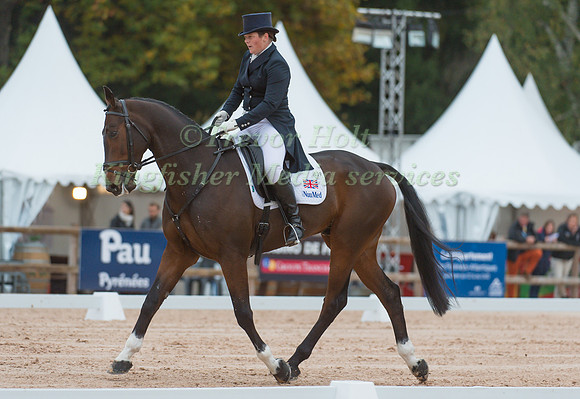 Lucy Wiegersma of Great Britain riding Mr Chunky