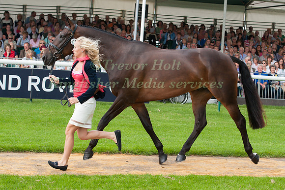Coral Keen (GBR) and Wellshead Fare Opposition at the ist horse inspection
