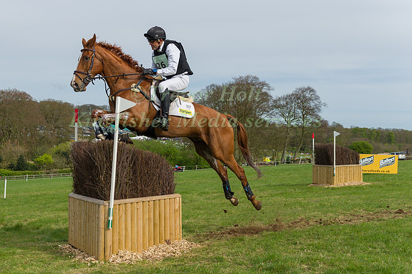 BILL  LEVETT (AUS) RIDING DRAKKAR