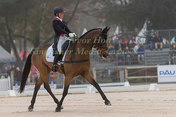 ROSALIND CANTER (GBR) AND ZENSHERA TAKING PART IN THE DRESSAGE P