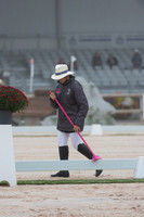 PREPARING THE DRESSAGE ARENA