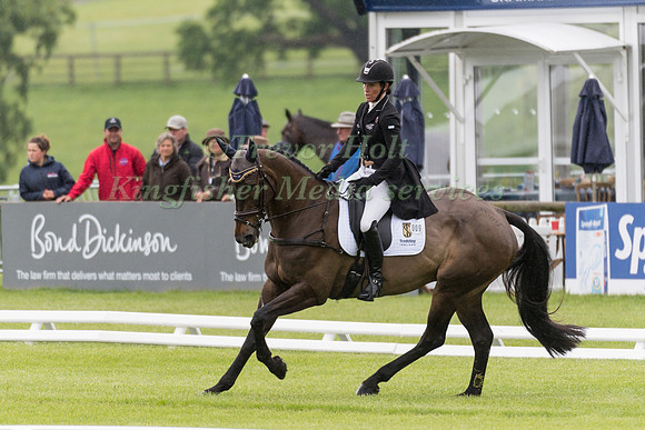 CAROLINE  POWELL (NZL) AND ON THE BRASH TAKING PART IN THE DRESSAGE PHASE OF THE  CCI THREE STAR COMPETITION AT THE 2017 EQUI-TREK BRAMHAM INTERNATIONAL HORSE TRIALS