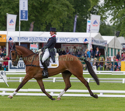 NICOLA WILSON (GBR) AND ONE TWO MANY TAKING PART IN THE DRESSAGE PHASE OF THE  CCI THREE STAR COMPETITION AT THE 2017 EQUI-TREK BRAMHAM INTERNATIONAL HORSE TRIALS