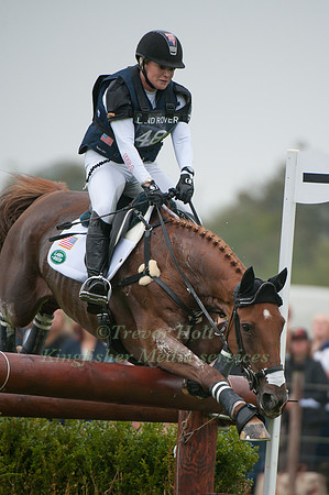 Marilyn Little (USA) riding RF Demeter competing in the Cross Country Phaseb
