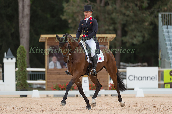 Kristina Cook (GBR) riding Calvino II