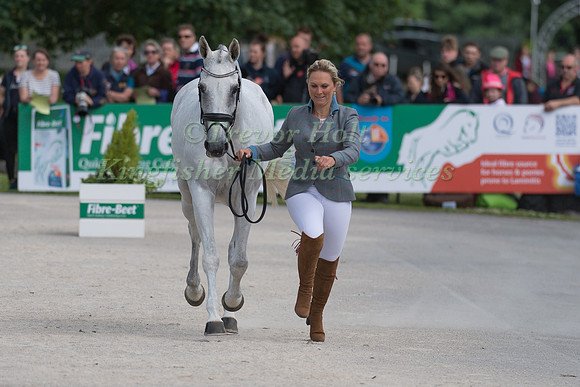 GEMMA TATTERSALL (GBR) AND QUICKLOOK V AT THE EQUI-TREK CCI *** FINAL HORSE INSPECTION OF THE 2017 BRAMHAM INTERNATIONAL HORSE TRIALS